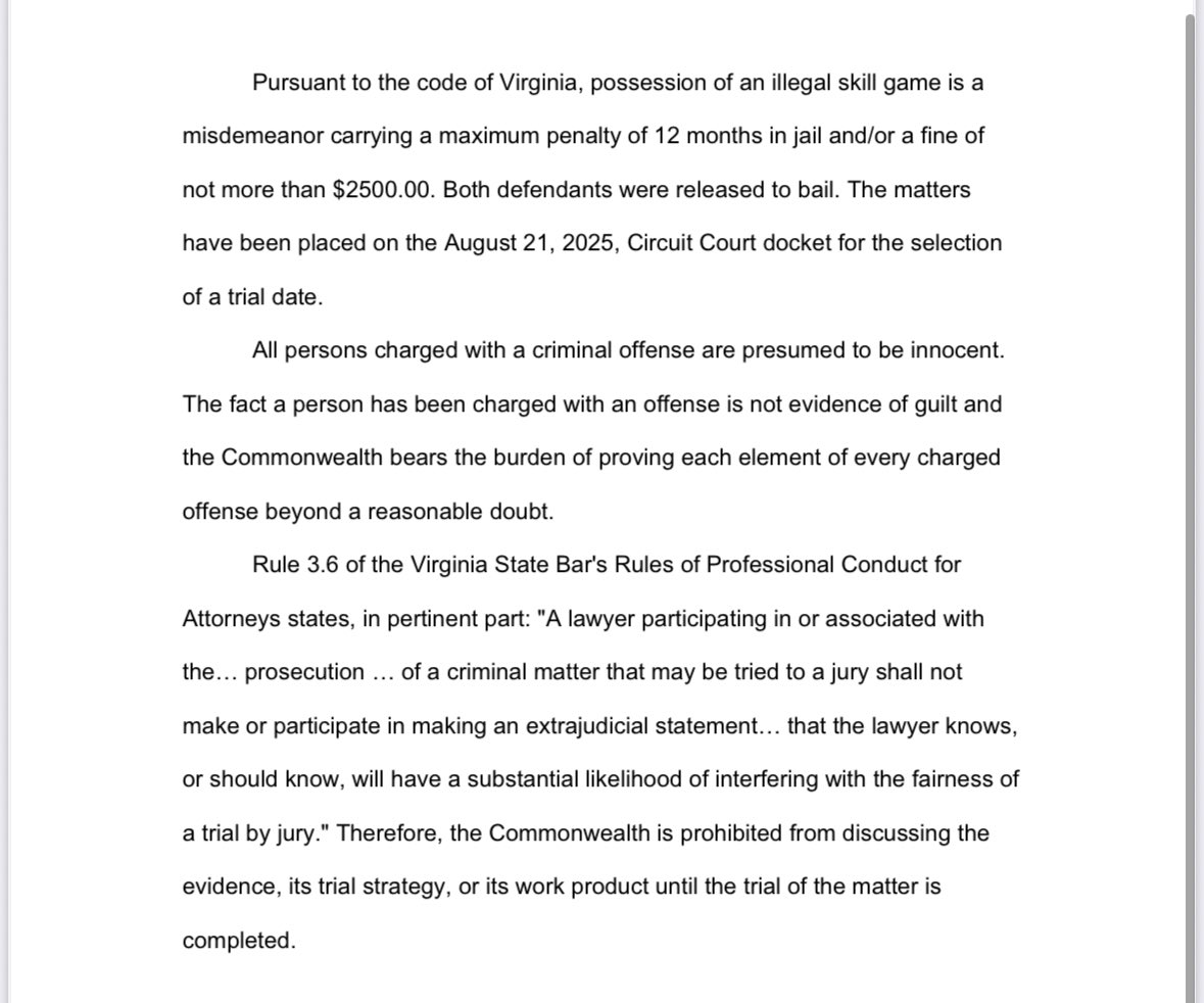 Alexandria has charged the owners of two businesses for operating skills games after both businesses ignored warnings from police.