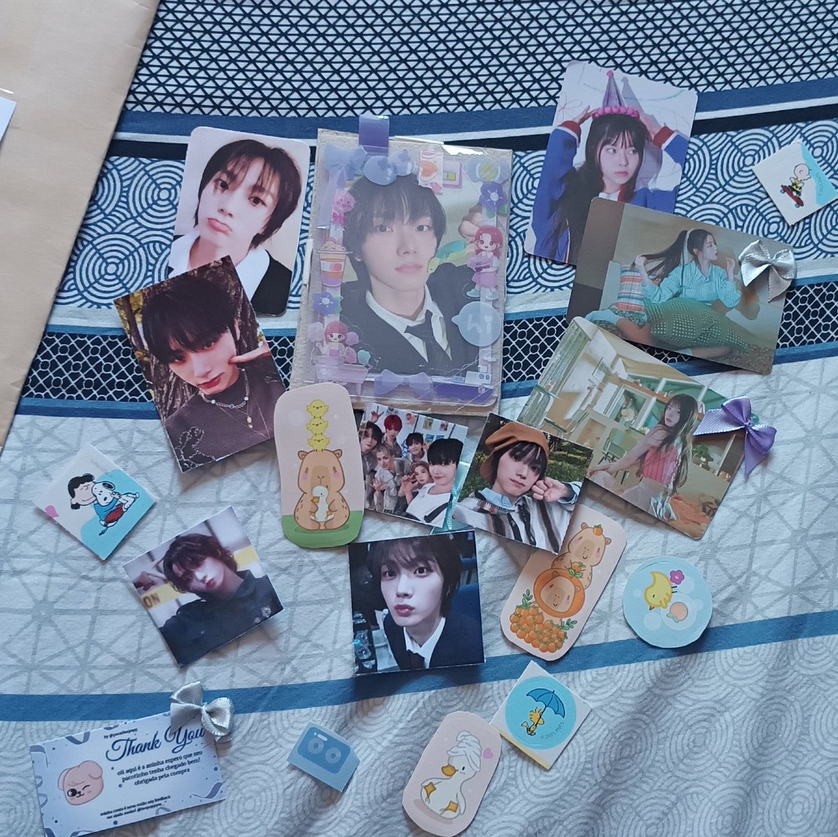 kazuhaloo's tweet photo. feedback super positivo para @lovpuppym_ que me vendeu esse sungho lindinho, chegou super rápido e veio muito bem embalado, sem falar nos brindes maravilhosos !! 🥺💞🫶🏻 https://t.co/P2AsGznfiI