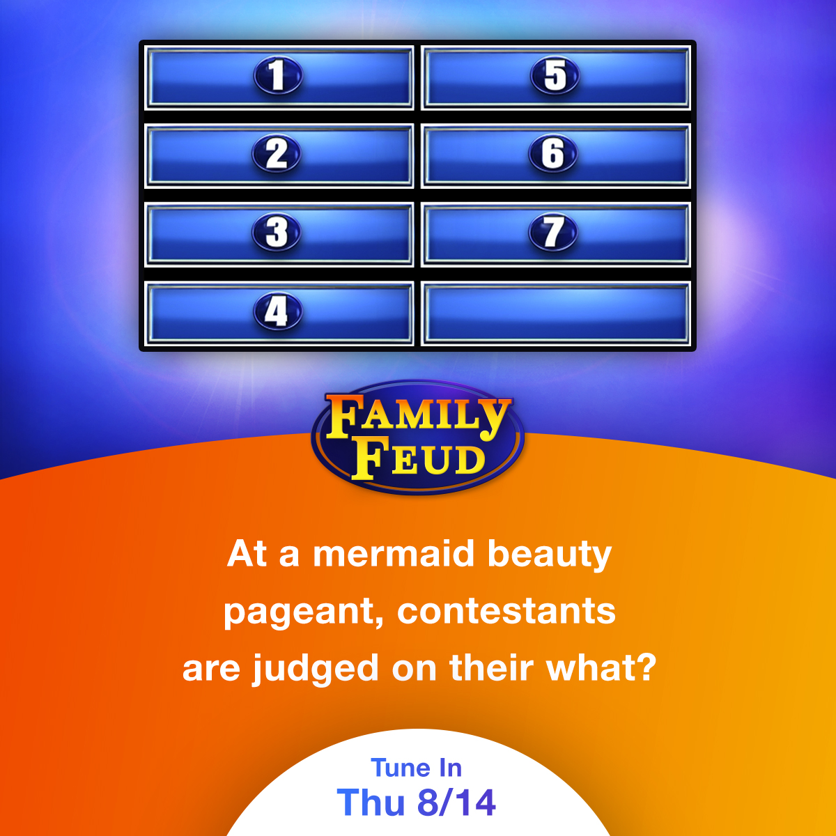 MORE 27 (@more27kdfi) on Twitter photo Back to school and back to the #FamilyFeud Question of the Day! Leave your answer below and watch <a href="/FamilyFeud/">Family Feud</a> at 6 & 6:30 tonight on MORE 27 KDFI! Back to school and back to the #FamilyFeud Question of the Day! Leave your answer below and watch <a href="/FamilyFeud/">Family Feud</a> at 6 & 6:30 tonight on MORE 27 KDFI!