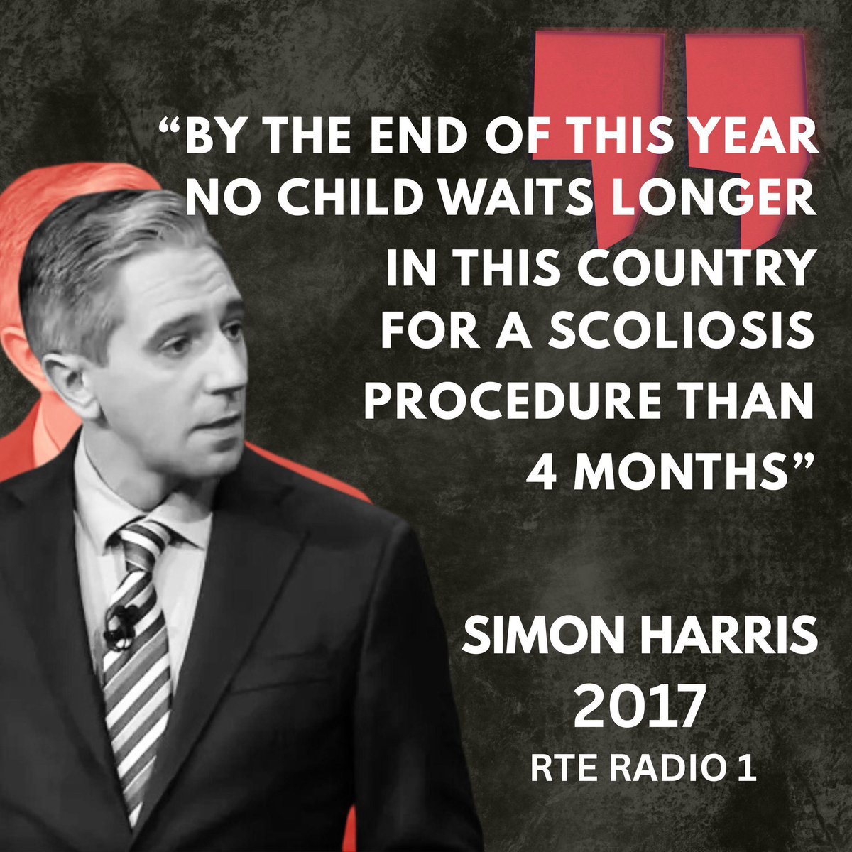 Harvey waited nearly 8 years.

Simon Harris must resign.

#resignharris #justiceforharvey