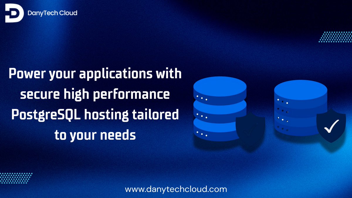 DanyTechCloud's tweet image. Looking to take your applications to the next level? Check out DanyTech Cloud for secure and high-performance PostgreSQL hosting tailored to your needs.

Visit for more: danytechcloud.com

#danytechcloud #postgresql #database #hosting