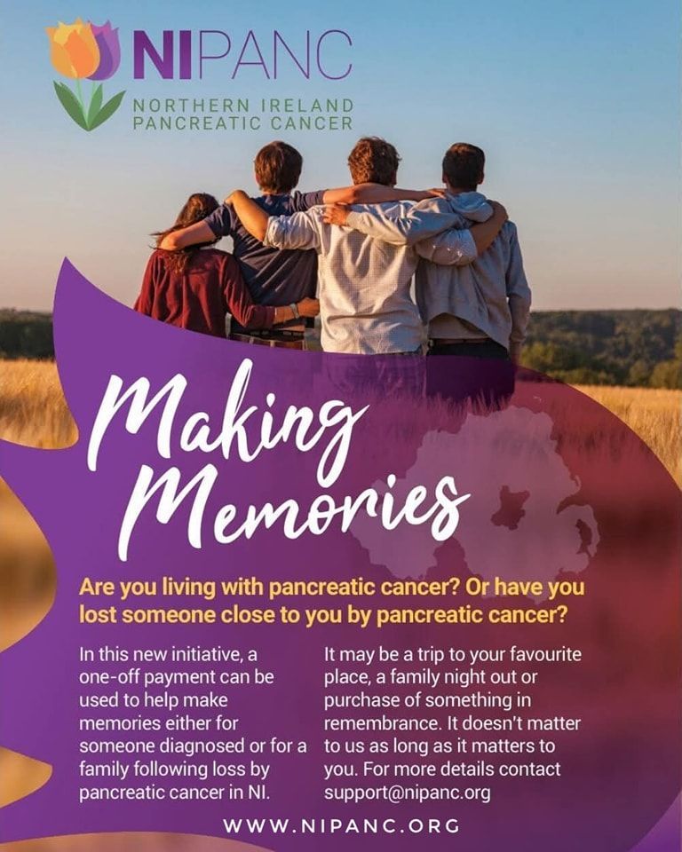 NIPANC (@nipanc_) on Twitter photo π Has #PancreaticCancer touched your life or someone you love in Northern Ireland?
NIPANCβs new initiative helps create lasting memories β from special trips to family days out, itβs about what matters most to you.
π© support@nipanc.org π Has #PancreaticCancer touched your life or someone you love in Northern Ireland?
NIPANCβs new initiative helps create lasting memories β from special trips to family days out, itβs about what matters most to you.
π© support@nipanc.org