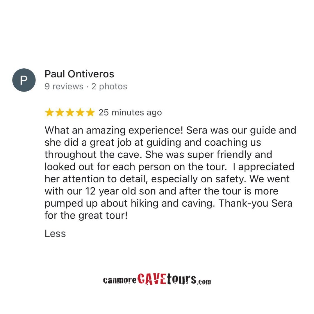 Take your kids caving—they might just thank you for it.
(Or at least be too tired to argue after.) 😅

Thanks to Paul and family for the 5-star adventure!