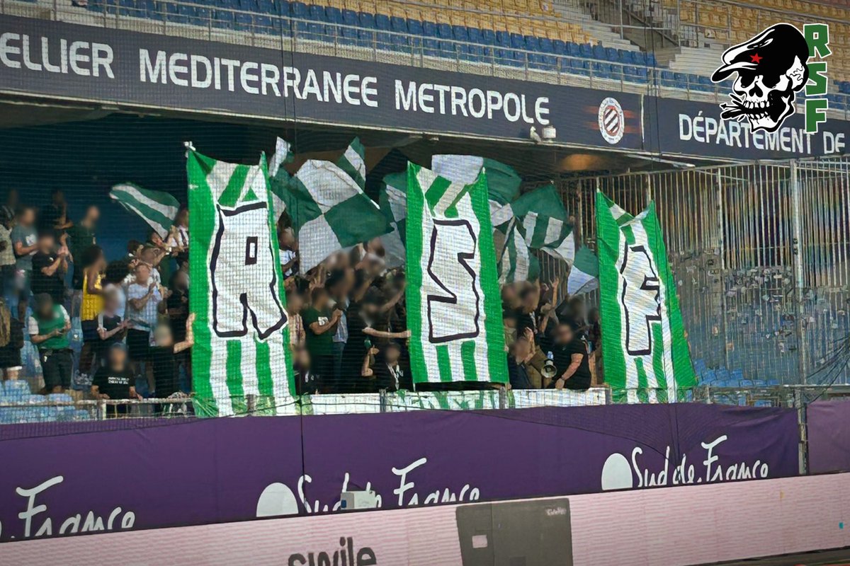 UltrasMadeinFR's tweet photo. ⚽️ Montpellier - Red Star
📢 Red Star fans on tour !
📆 Samedi 9 août 2025
📸 @stadebauer
#MHSCRED https://t.co/QxE0wklnZQ