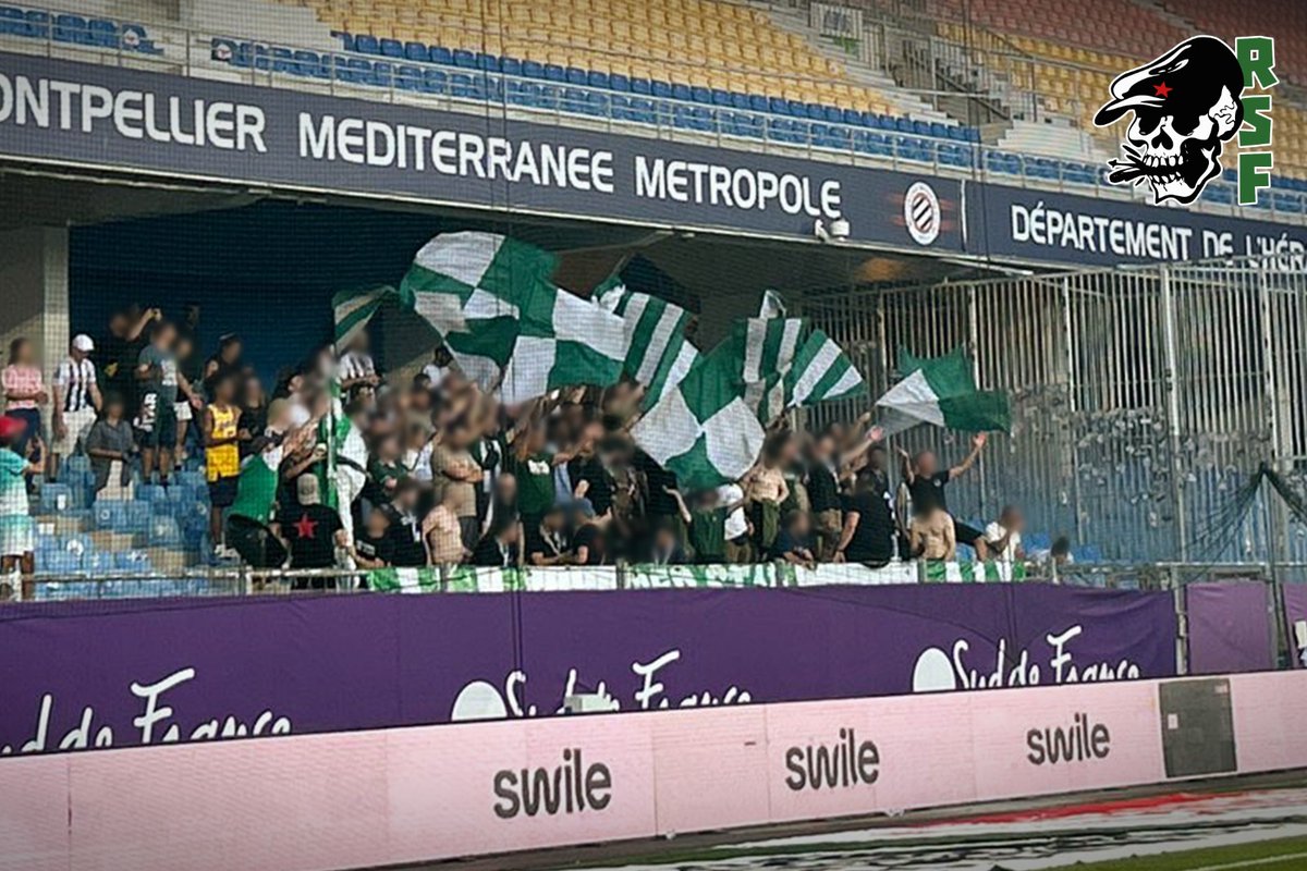UltrasMadeinFR's tweet photo. ⚽️ Montpellier - Red Star
📢 Red Star fans on tour !
📆 Samedi 9 août 2025
📸 @stadebauer
#MHSCRED https://t.co/QxE0wklnZQ