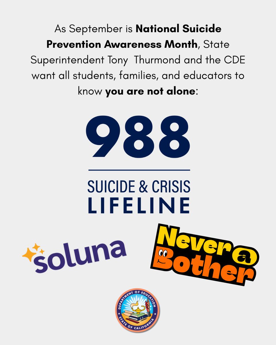 CA Department of Education (@cadepted) on Twitter photo State Supt. <a href="/TonyThurmond/">Tony Thurmond</a>’s Mental Health Support Initiative focuses on supporting all students and fostering school communities where all students feel supported, respected, and valued. (1/3) State Supt. <a href="/TonyThurmond/">Tony Thurmond</a>’s Mental Health Support Initiative focuses on supporting all students and fostering school communities where all students feel supported, respected, and valued. (1/3)
