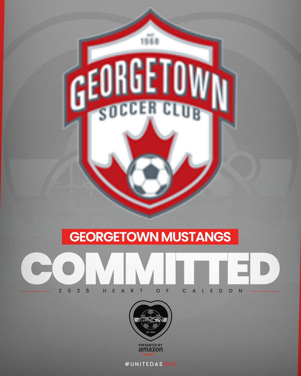 Committed to the 2025 Heart of Caledon! 🔒 

Welcome Georgetown Mustangs to this year’s competition — we’re excited to have your club join us on the pitch ⚽🔥

#HeartOfCaledon #2025HOC #YouthSoccer #UnitedAsOne #CommittedClub
