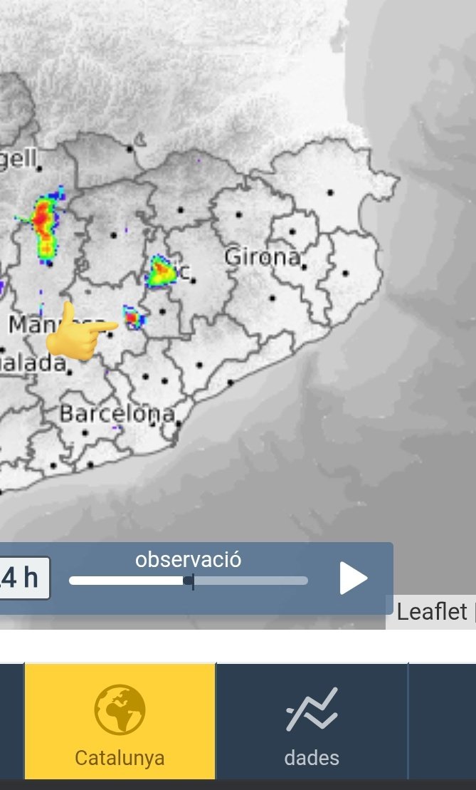Ja hi tornem a ser avui trons i 4 gotes, almenys han baixat temperatures. <a href="/oscar_plaz/">Oscar</a>