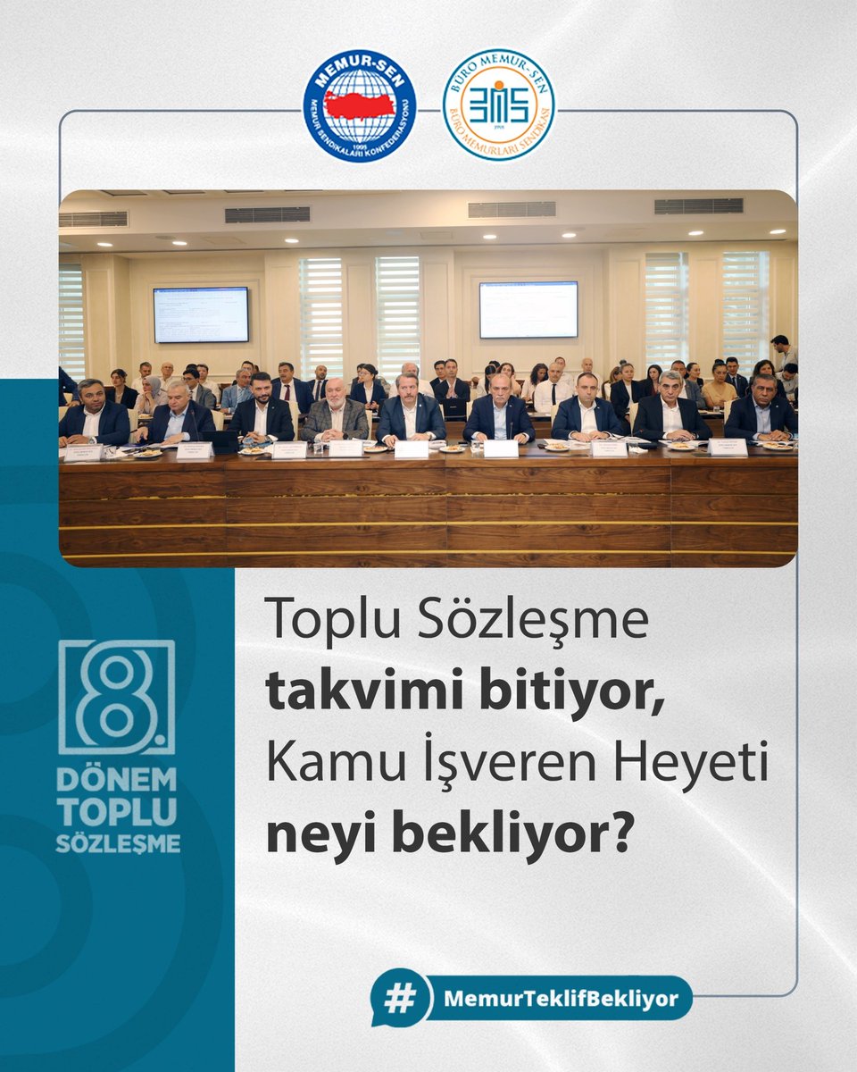 Toplu Sözleşme takvimi bitiyor, Kamu İşveren Heyeti neyi bekliyor?

#MemurTeklifBekliyor