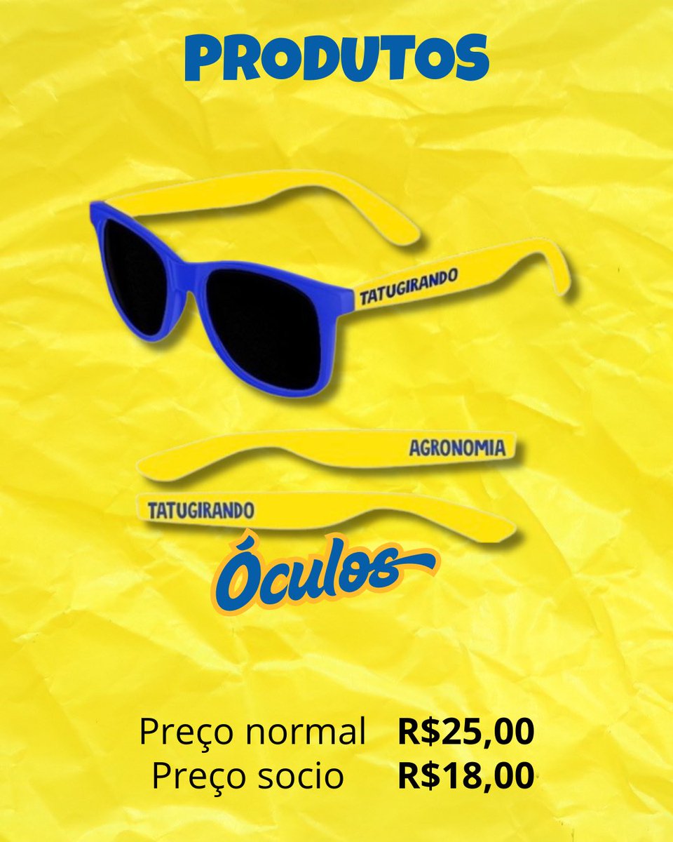 AAAATatugirando's tweet photo. Novos produtinhos da tatu 💙💛
.
Pedidos com Francisco Pinheiro 66984482167 https://t.co/mERumhunur