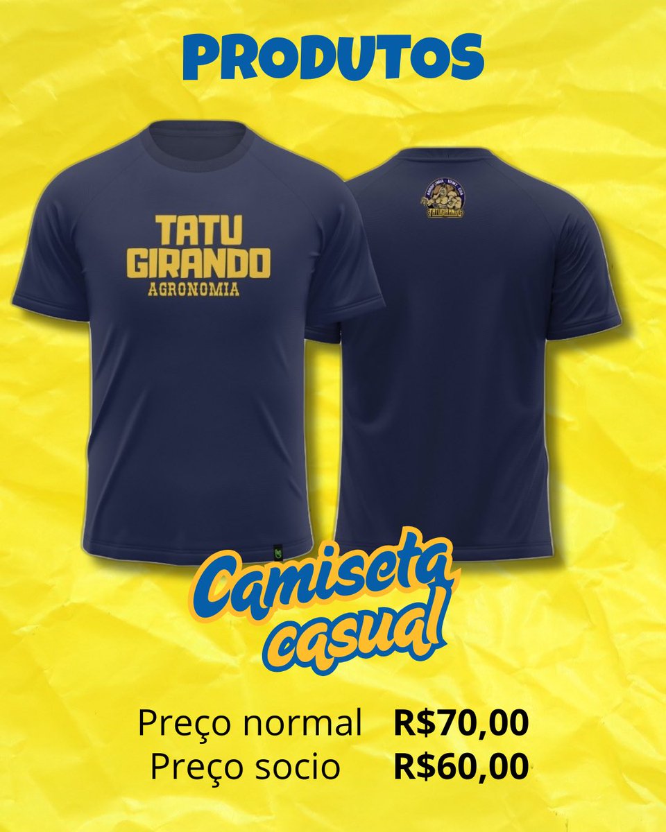 AAAATatugirando's tweet photo. Novos produtinhos da tatu 💙💛
.
Pedidos com Francisco Pinheiro 66984482167 https://t.co/SvTh7A7Eik