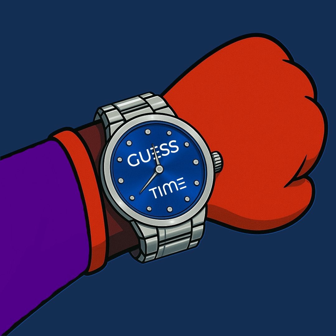 guessdotmeme's tweet image. It’s almost time…⌚️