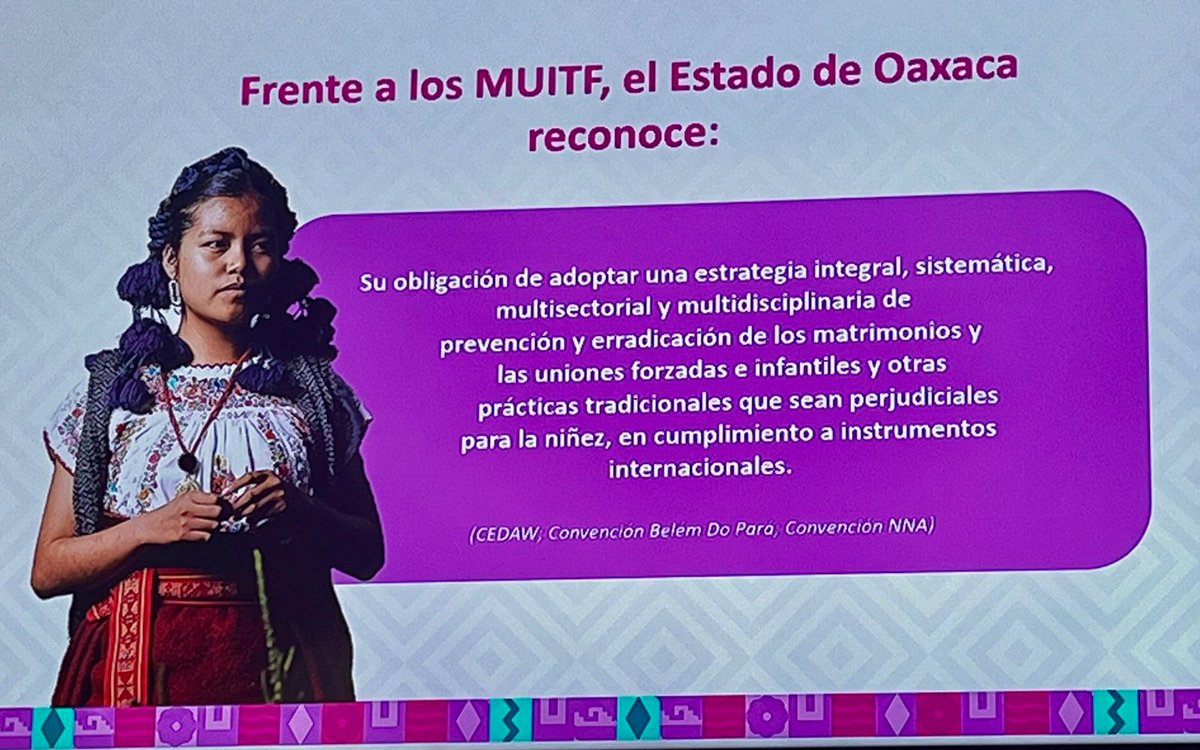 UNFPA México (@unfpamexico) on Twitter photo 🟣 En el marco de la #XVIConferenciaMujerALC, participamos en el panel "Construcción de autonomías locales para una sociedad del cuidado" junto con <a href="/THPMexico/">The Hunger Project México</a> y <a href="/SM_GobOax/">Secretaría de las Mujeres</a>
👉 Hablamos sobre la creación de la Comisión para la Eliminación de Matrimonios y Uniones Infantiles. 🟣 En el marco de la #XVIConferenciaMujerALC, participamos en el panel "Construcción de autonomías locales para una sociedad del cuidado" junto con <a href="/THPMexico/">The Hunger Project México</a> y <a href="/SM_GobOax/">Secretaría de las Mujeres</a>
👉 Hablamos sobre la creación de la Comisión para la Eliminación de Matrimonios y Uniones Infantiles.