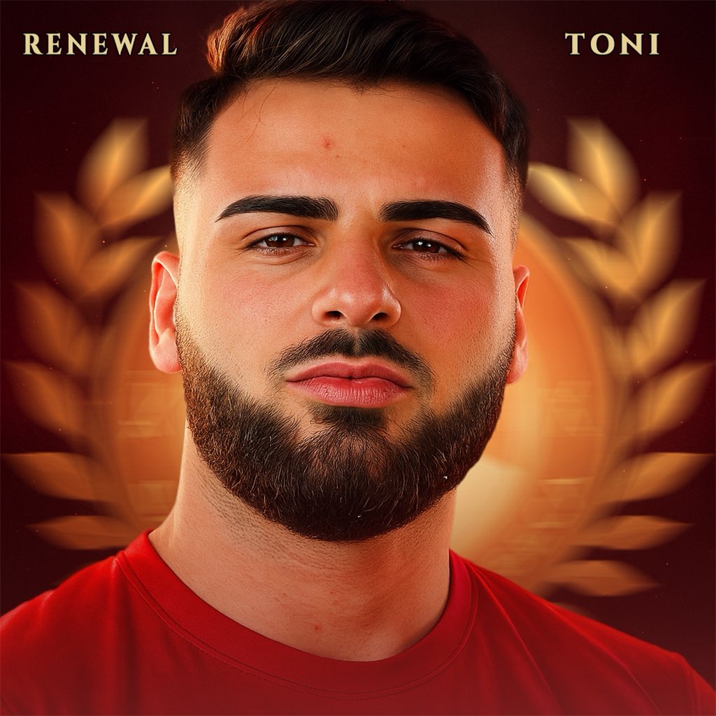 🎯 Clase, pausa y gol. 
🪄Toni, el 9 que marca la diferencia.