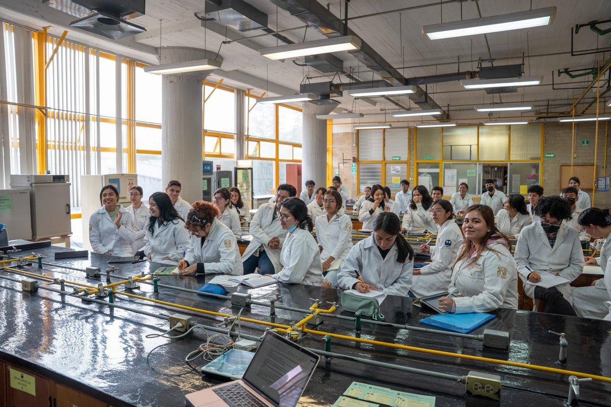 quimica_unam's tweet photo. Este lunes 11, en punto de las siete de la mañana, dio inicio el Semestre 2026-I de la Facultad de Química de la UNAM. 

¡Bienvenidos, alumnas y alumnos, al Semestre 2026-I de la FQ, la mejor escuela de Química del país! https://t.co/W7jKlqwfEz