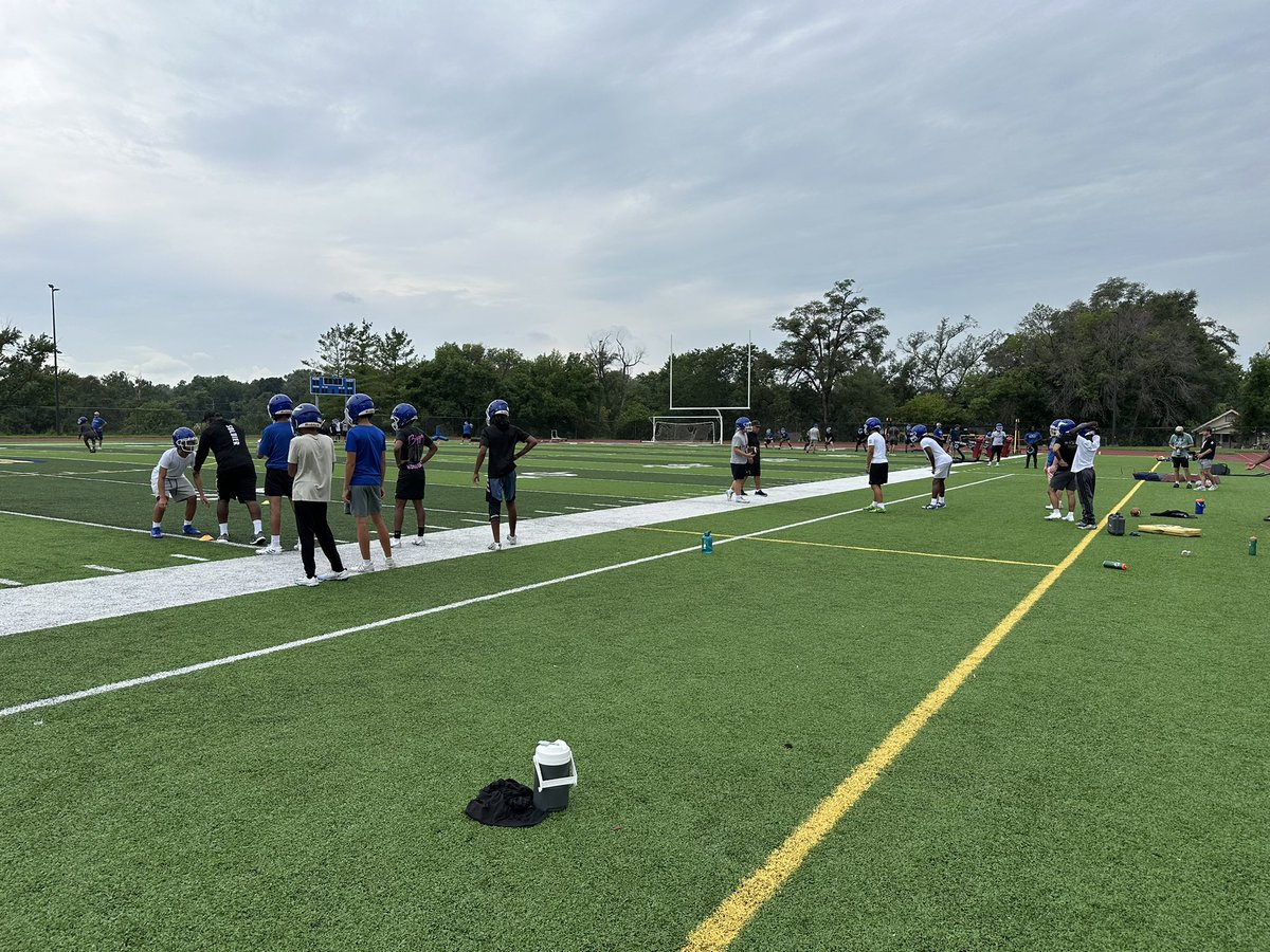 Monday afternoon with <a href="/OPS_VikingsFB/">Omaha North High School Football</a>.

#nebpreps