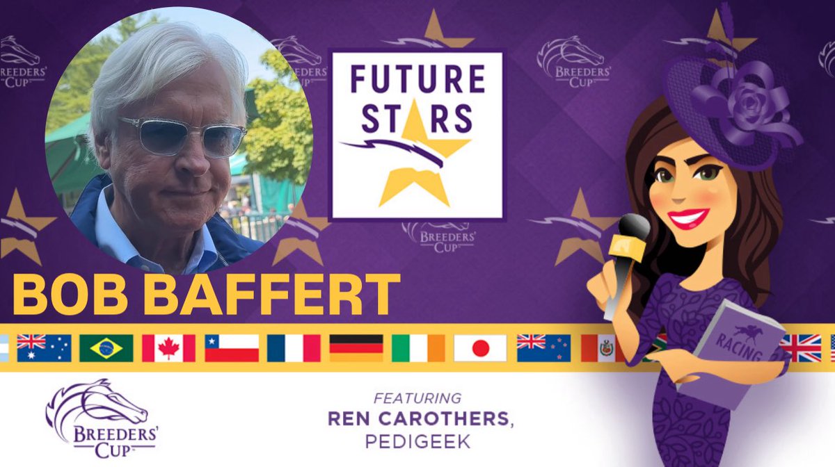Ren Hakim Carothers ن (@rencarothers) on Twitter photo Hall of Famer Bob Baffert joins Tuesday’s Forecast to chat about the barn’s exciting roster of rising stars! Stay tuned to <a href="/BreedersCup/">Breeders' Cup</a> social! 🌟🏇🌟 Hall of Famer Bob Baffert joins Tuesday’s Forecast to chat about the barn’s exciting roster of rising stars! Stay tuned to <a href="/BreedersCup/">Breeders' Cup</a> social! 🌟🏇🌟