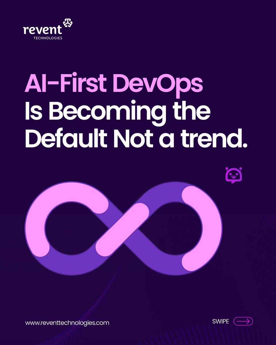 ReventTech's tweet image. 🚀 The tech world is moving fast and so should you.
Scalable, AI-ready workflows to keep your DevOps on top of its game.
Work smarter, deliver faster, and stay ahead.
#reventtechnologies #aitools #workflowautomation #devops