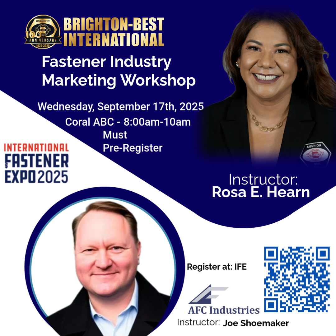 Link Magazine (@officiallinkmag) on Twitter photo Attending #IFE2025?
Register Today for:
Jackpot Marketing: Winning Strategies for Fastener Businesses
Wednesday, September 17 | 8:00 AM – 10:00 AM | $59
Coral ABC | Mandalay Bay <a href="/FastenerShow/">International Fastener Expo</a> <a href="/ProferredPro/">Proferred</a> <a href="/AFCIndustries/">AFC Industries</a>
More Info:
fastenershows.com/jackpot-market… Attending #IFE2025?
Register Today for:
Jackpot Marketing: Winning Strategies for Fastener Businesses
Wednesday, September 17 | 8:00 AM – 10:00 AM | $59
Coral ABC | Mandalay Bay <a href="/FastenerShow/">International Fastener Expo</a> <a href="/ProferredPro/">Proferred</a> <a href="/AFCIndustries/">AFC Industries</a>
More Info:
fastenershows.com/jackpot-market…