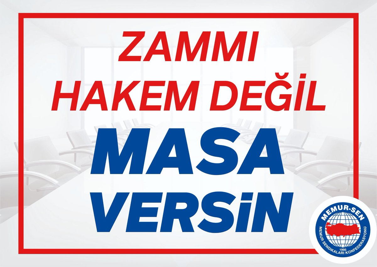 ebsmanisa's tweet photo. ZAMMI HAKEM DEĞİL,
MASA VERSİN!

#MemurTeklifBekliyor

@_cevdetyilmaz
@isikhanvedat
@memetsimsek
@tcbestepe https://t.co/Uox4ueby9V