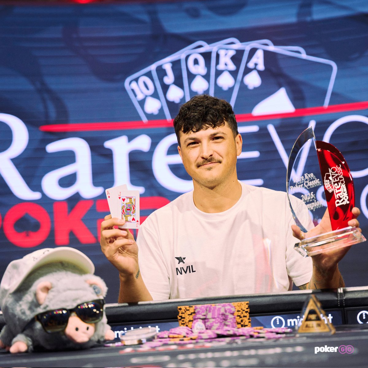 RareRandCorp's tweet photo. So who is going to study poker for the next year to try and take @CashAnvil down in 2026? https://t.co/kfKUBsCnC4