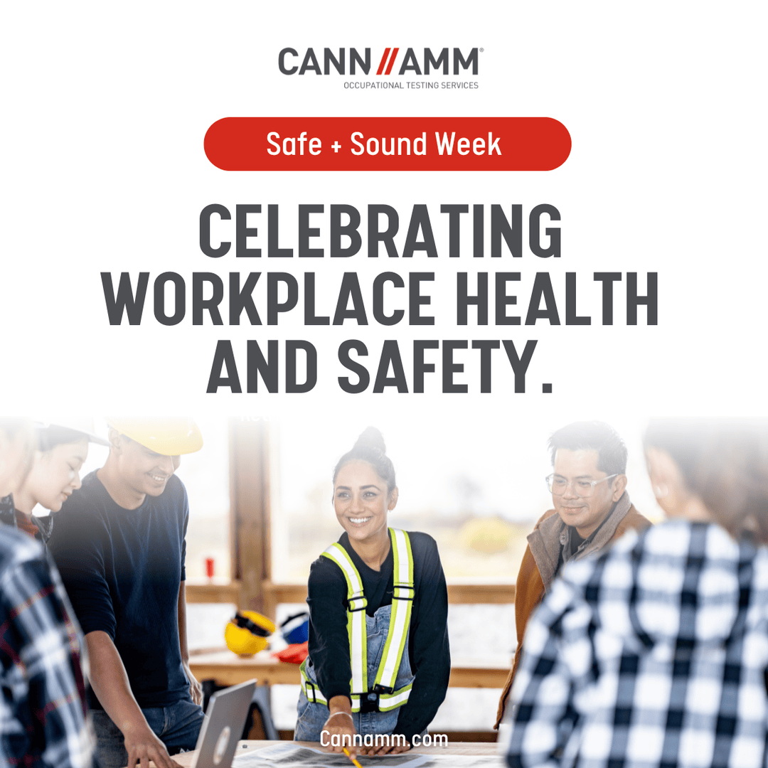 It’s Safe + Sound Week, a time to celebrate the work being done to protect the health and safety of workers across the country. We are proud to support companies that put safety at the centre of their workplaces. 👷

#CannAmm #SafeAndSoundWeek #WorkplaceSafety #OccupationalHealth