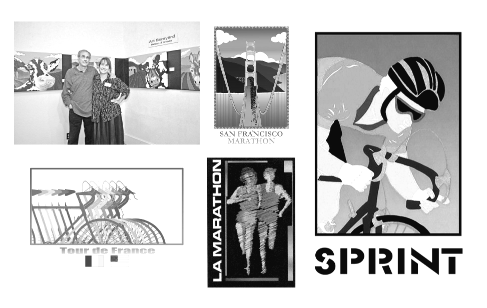 designonething's tweet image. Happy birthday Phil Dynan. The multi-faceted artist, author, graphic designer, and runner, best known for his colorful work promoting marathons and cycling events, was born today in 1948. #colorfield