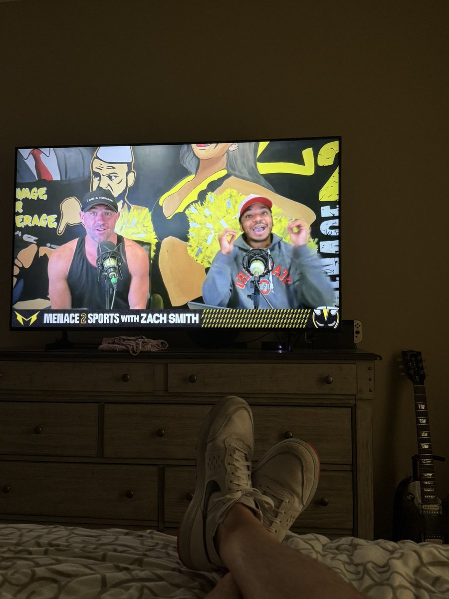RealWiLLManilla's tweet photo. There is no sports talk podcast that I would rather listen to than these guys. You guys should check out @CoachZachSmith &amp; @KristopherDrew_ of @Menace2Sports. It’s good shit. #GoBucks 🌰🏈🌿 https://t.co/GpqpZy7FJA