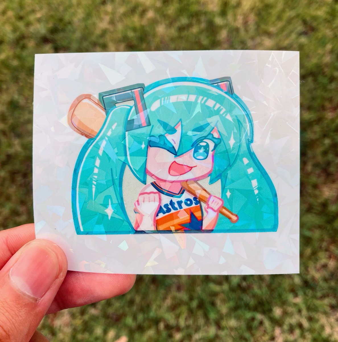 I’ll be at the Astros game tonight for Carlos Correa’s first home game and I made a few of these Astros Miku stickers to hand out at the stadium! (Maybe a design with more characters to come to the shop in the future?) 

#astros #daikin #carloscorrea #miku #anime