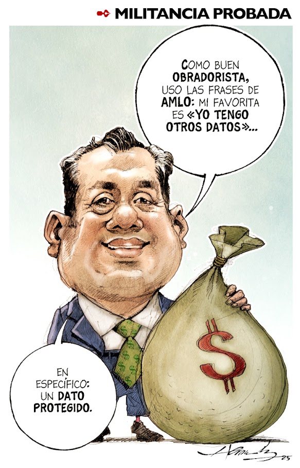 LaJornada's tweet photo. ✏️ #MonerosLaJornada Militancia probada, cartón de @monerohernandez

https://t.co/bTSJplrHq9 https://t.co/qwsjHol3D2