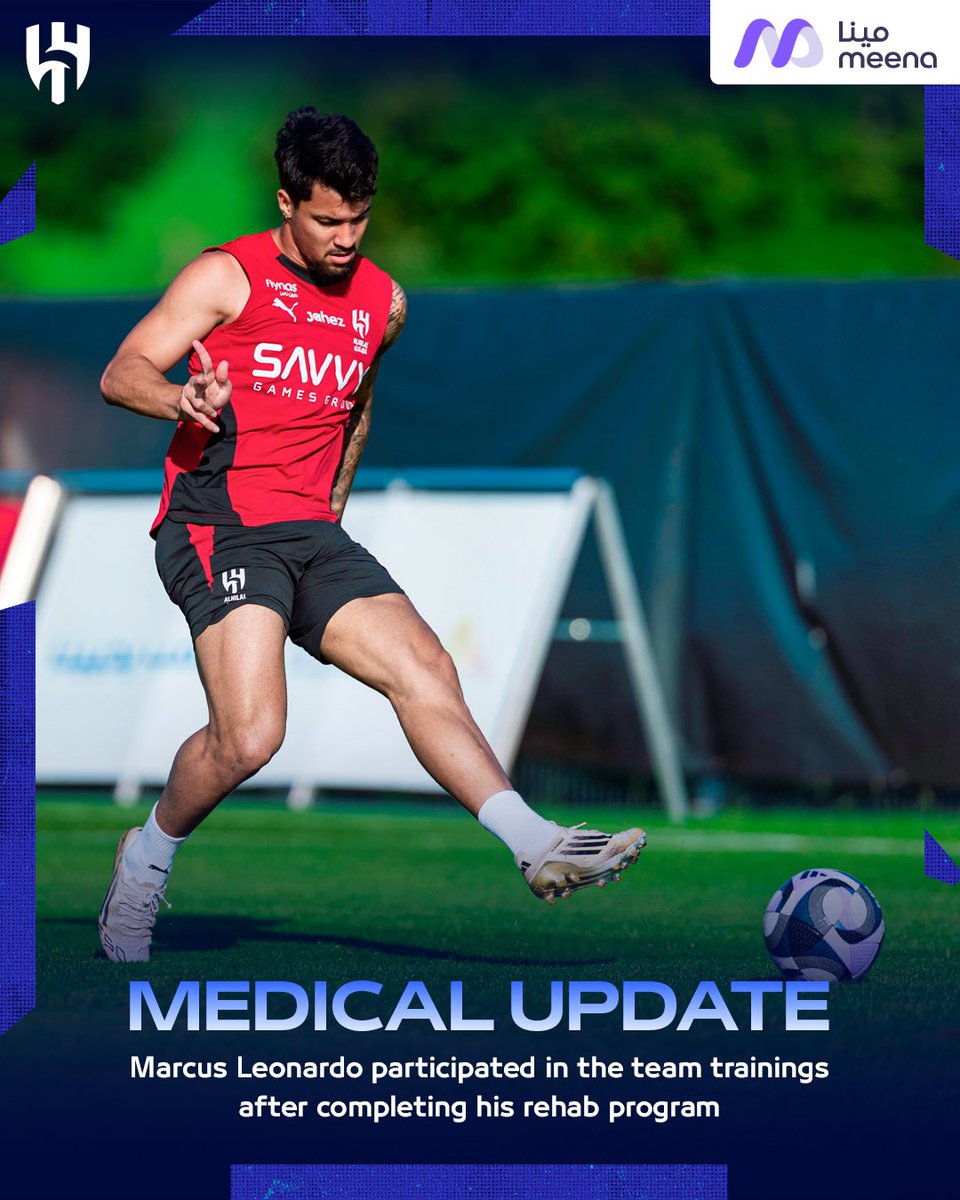 Marcus Leonardo participated in the team trainings 🔹