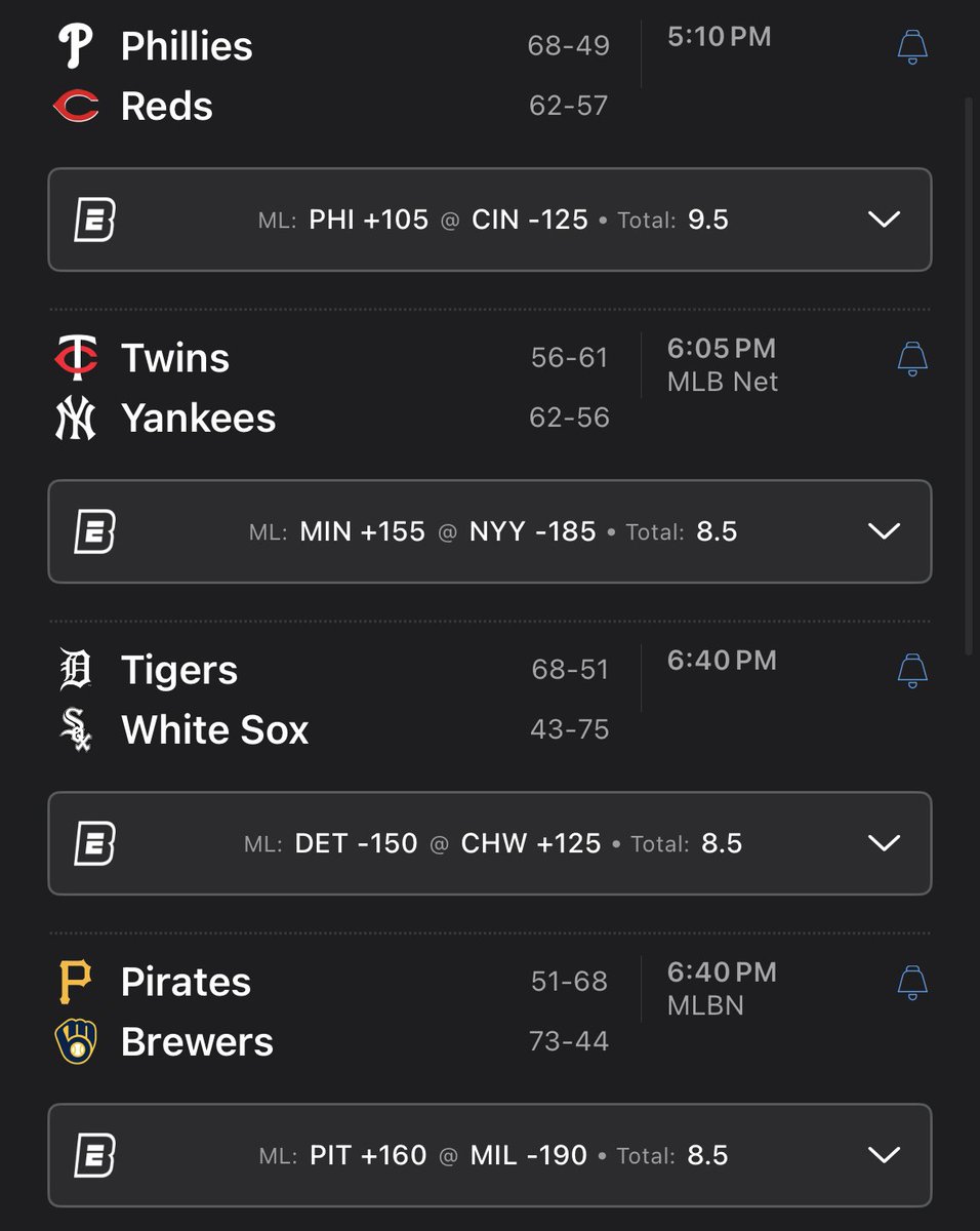 MLB FREE PLAY OF THE DAY⚾🔨

MONDAY NIGHT BLOWOUT WINNER💰🔥

Sending a DM to everyone that LIKES + Comments 👇 👇

𝗜 𝟭𝟬𝟬% 𝗚𝗨𝗔𝗥𝗔𝗡𝗧𝗘𝗘 𝗧𝗛𝗜𝗦 𝗪𝗜𝗟𝗟 𝗖𝗔𝗦𝗛✅