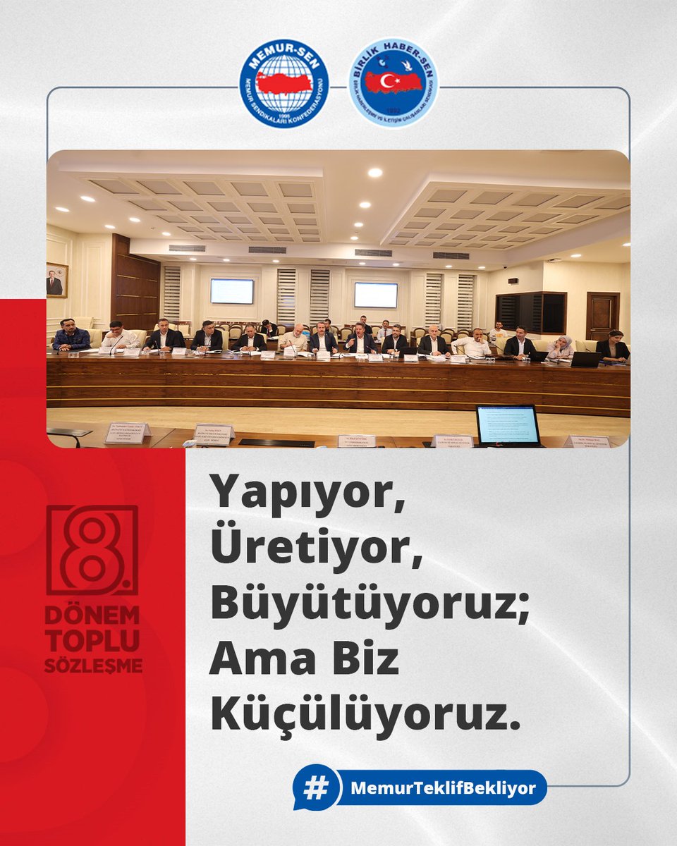 _omerbudak_'s tweet photo. Yapıyor, Üretiyor, Büyütüyoruz; Ama Biz Küçülüyoruz #MemurTeklifBekliyor https://t.co/jB4M4CAVsd