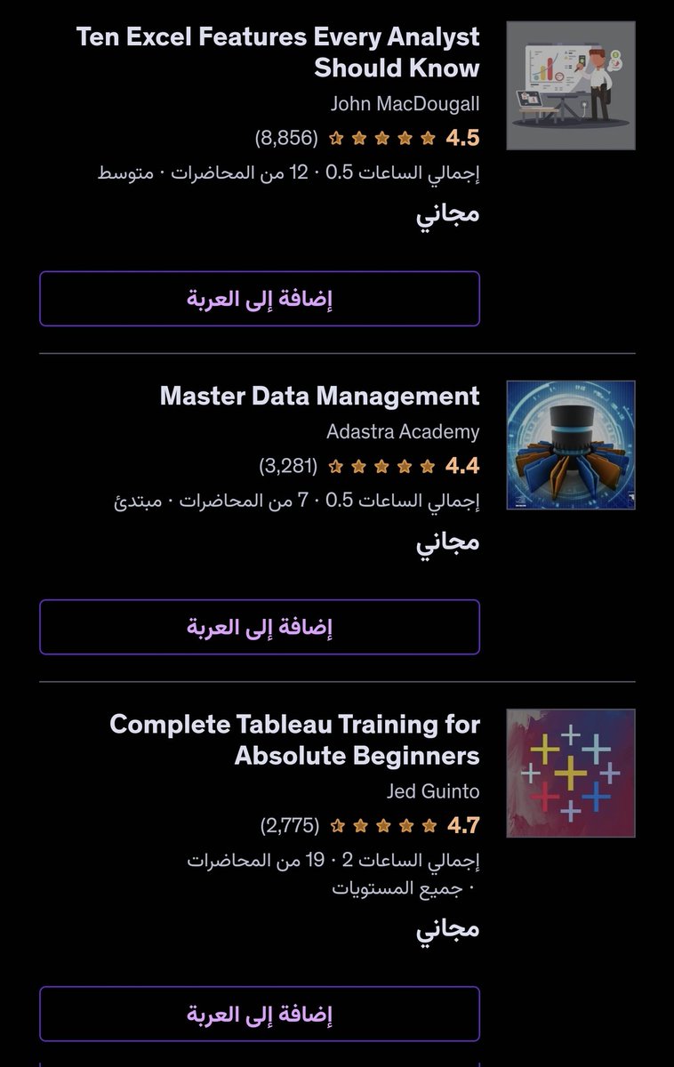 Talal1's tweet photo. جميع دورات تحليلات الأعمال والبيانات المتوفرة أونلاين "مجاناً" .. تشمل :
Excel
PowerBI
SQL
https://t.co/ZvNXDQWs1m https://t.co/bUnnoSQ5ly