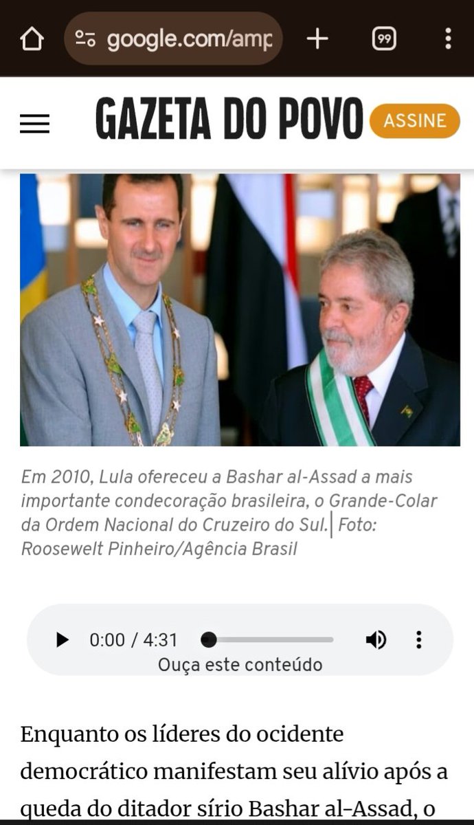 AlfangeStore's tweet photo. Bolsonaro tem nova investigação aberta por falar que Lula tinha relação com Bashar Al-Assad e essa reportagem diz que é verdade.

https://t.co/hiG0IQ3nXG https://t.co/j90uqAcZai