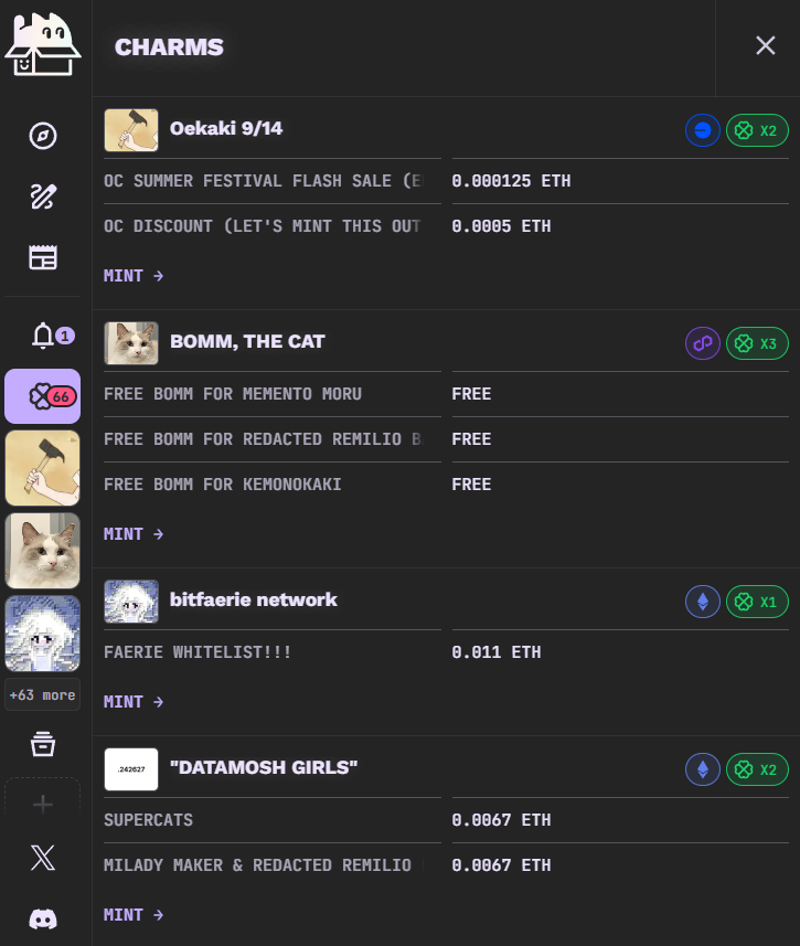 Heeeyyyy <a href="/scatter_art/">Scatter</a>  how’s it going? Am I good to start my journey through the Monad NFT ecosystem with you guys? 66 charms here!!