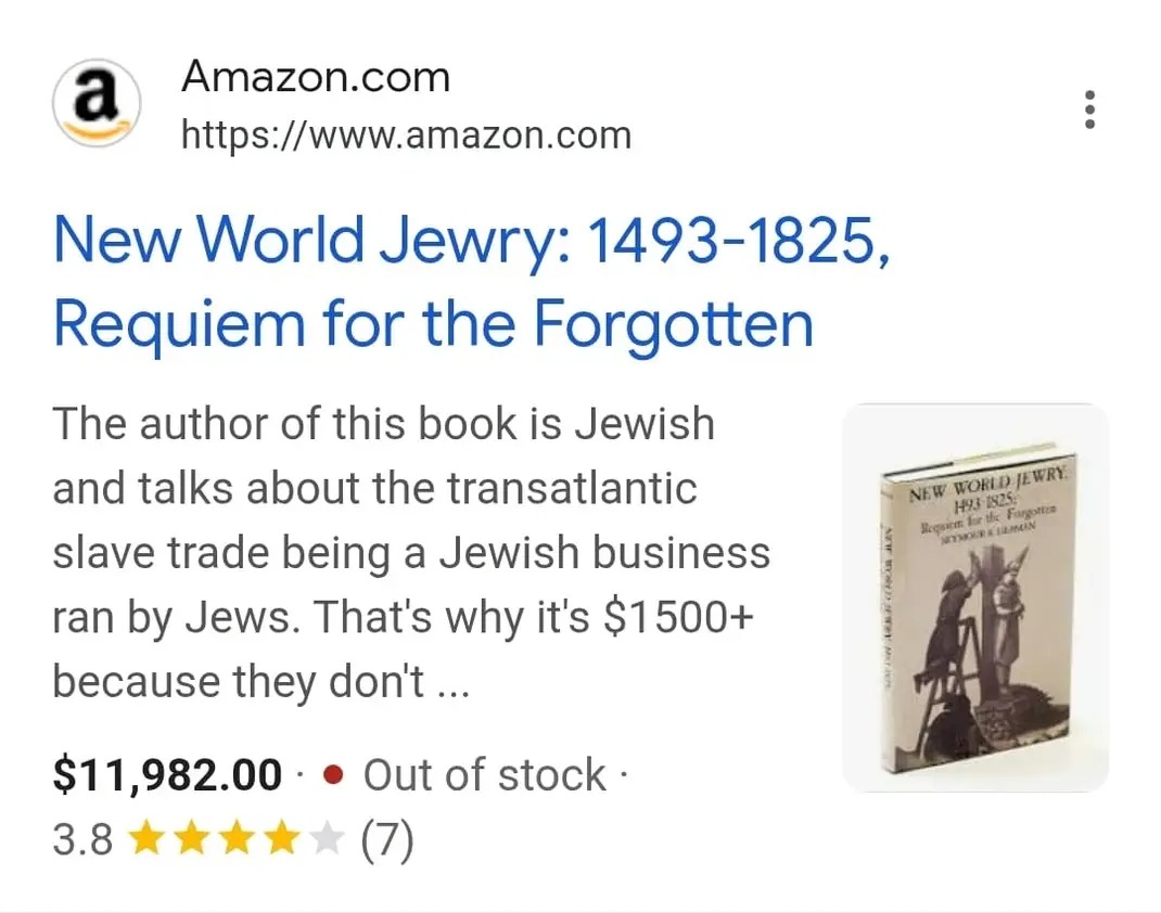 Wow! 
This is an expensive book!

I wonder if it contains information that they don't want us peasants to have.
🤔