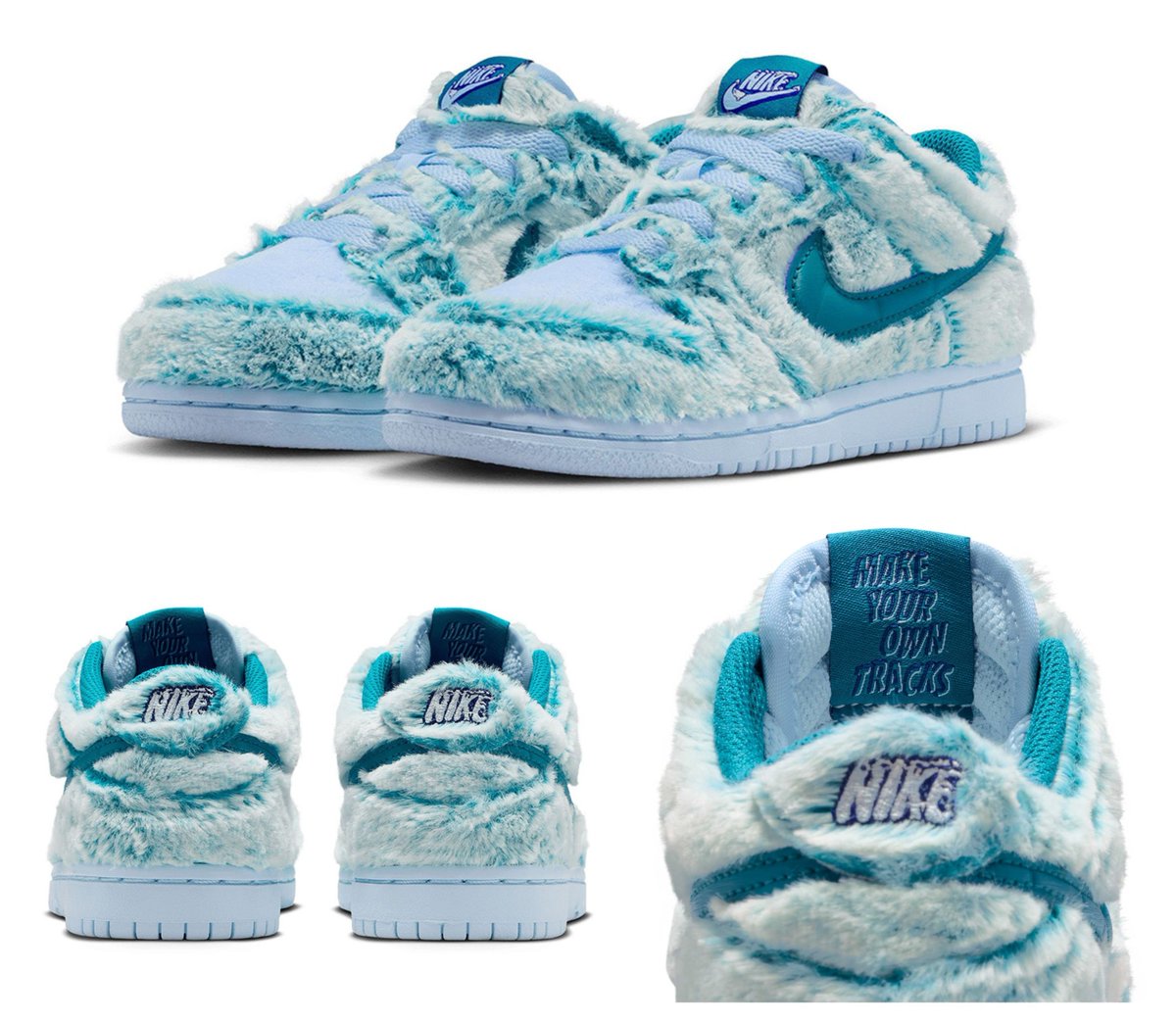 SneakerAlertHD's tweet photo. The “Abominable Snowman” Nike Dunk Lows are Coming Soon 🧊 https://t.co/dIWkSaPS3o