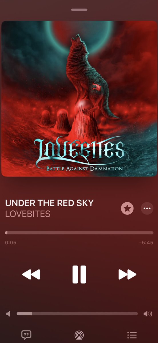 710Gozi's tweet photo. 今朝の一曲
#LOVEBITES
#UndertheRedSky
2018年リリースの2ndミニアルバム
『Battle Against Damnation』より
今日は #バイツの日
オンライン視聴パーティ
「LIVE AT HOME V」が楽しみやなぁ https://t.co/isLOH2T0Rj