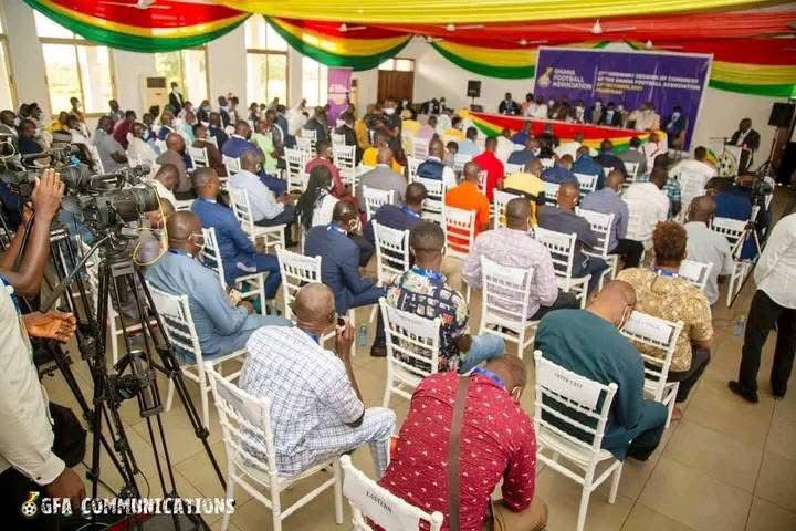 NEWS: No media house or personnel will be allowed to enter the Congress room tomorrow.

Only Congress men including GFA president, EXCO Members, Regional FA Chairmen and all the 124 members 

The leadership of the FA will meet the press after the Congress