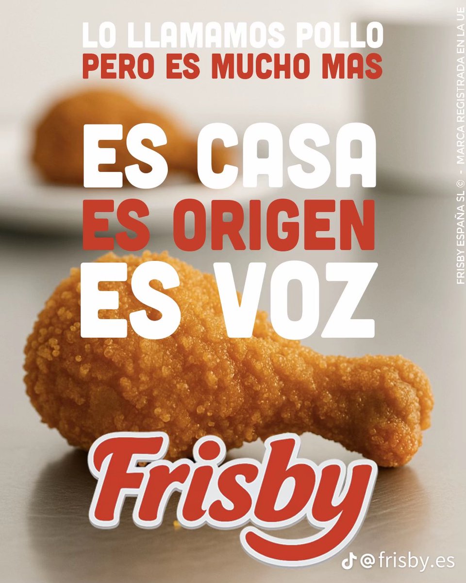 giselula17's tweet photo. @frisbylohace mira: @frisbyes ni para esto sirve. Su pollo es casa como los okupa que se apropian de lo ajeno, es origen pero Colombiano (ustedes son solo copy, paste) y es voz de nadie xq les toca bloquear los comentarios y defender lo indefendible. Gran anuncio! #frisbycolombia https://t.co/KzcJYDwEo2