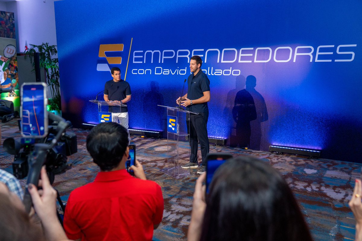 DavidColladoM's tweet photo. Desde #EmprendedoresConDCPodcast seguimos creando espacios para aprender de quienes han alcanzado la cima con esfuerzo, disciplina y visión.
Hoy recibimos en la República Dominicana a @delpotrojuan, una leyenda del tenis y un ejemplo de perseverancia que inspira dentro y fuera de la cancha.
