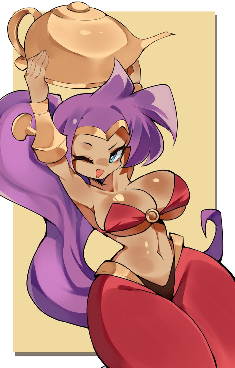 Shantae's Magic Lamp 
#イラスト #Shantae