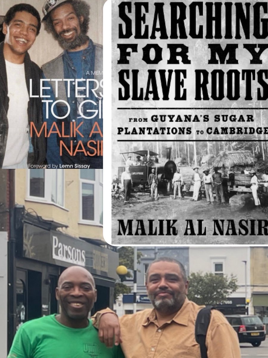 In Bristol today with good friend, Malik Al Nasir, Liverpool-born author of Searching for My Slave Roots: From Guyana’s Sugar Plantations to Cambridge. A fearless trek through trauma, lineage, and the price of empire. Read it.
#SearchingForMySlaveRoots #MalikAlNasir
