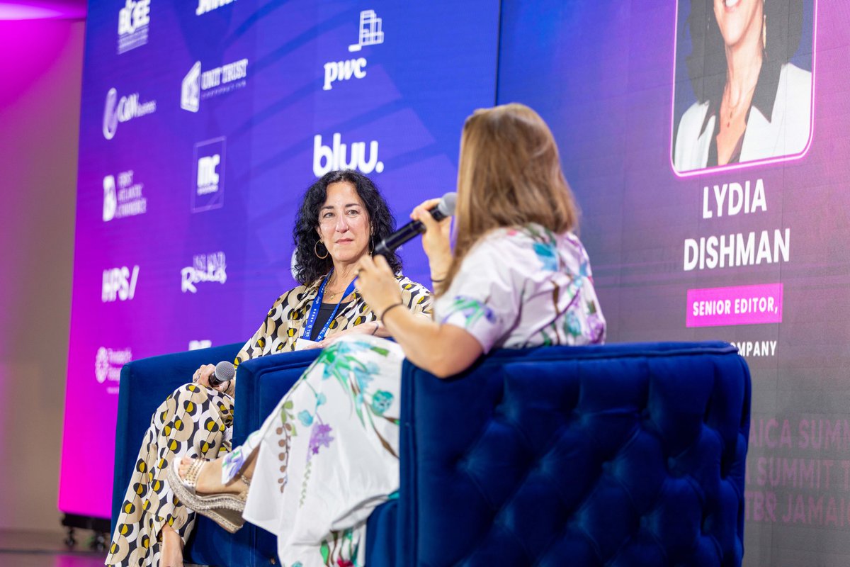 TechBeachRT's tweet image. A Dragon in Jamaica 🐉🔥

Michele Romanow, Co-Founder of Clearbanc &amp;amp; Dragon on Dragon’s Den, brought unstoppable energy to TBR sharing bold insights on pitching, perseverance, and scaling smarter, in conversation with Lydia Dishman of Fast Company.

📅 TBR Jamaica 2025 | Dec 3–5