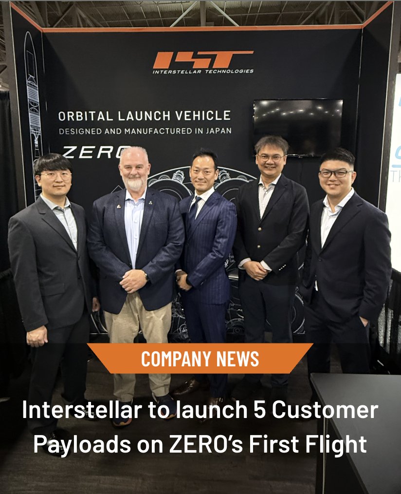Interstellar announces the 5 customers flying aboard the inaugural mission of ZERO.
This milestone mission will carry CubeSats from <a href="/ocullospace/">Franco Gan</a> , #Wolfpack, <a href="/OsakaMetUniv/">大阪公立大学</a>  and <a href="/Tokyo_city_univ/">東京都市大学</a>, as well as #DALROAerospace, providing the separation system for the universities.