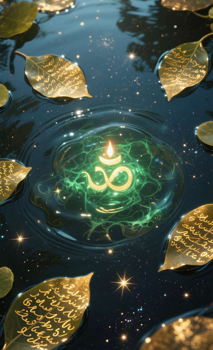 金叶承誓，涟漪启程。
光在水心，路向预言。

每一道波纹，
都是一次选择；
每一次选择，
都将汇入同一条河流——
奔向未来的彼岸。
$toby

🐸📜 #ToadAid #toadgang