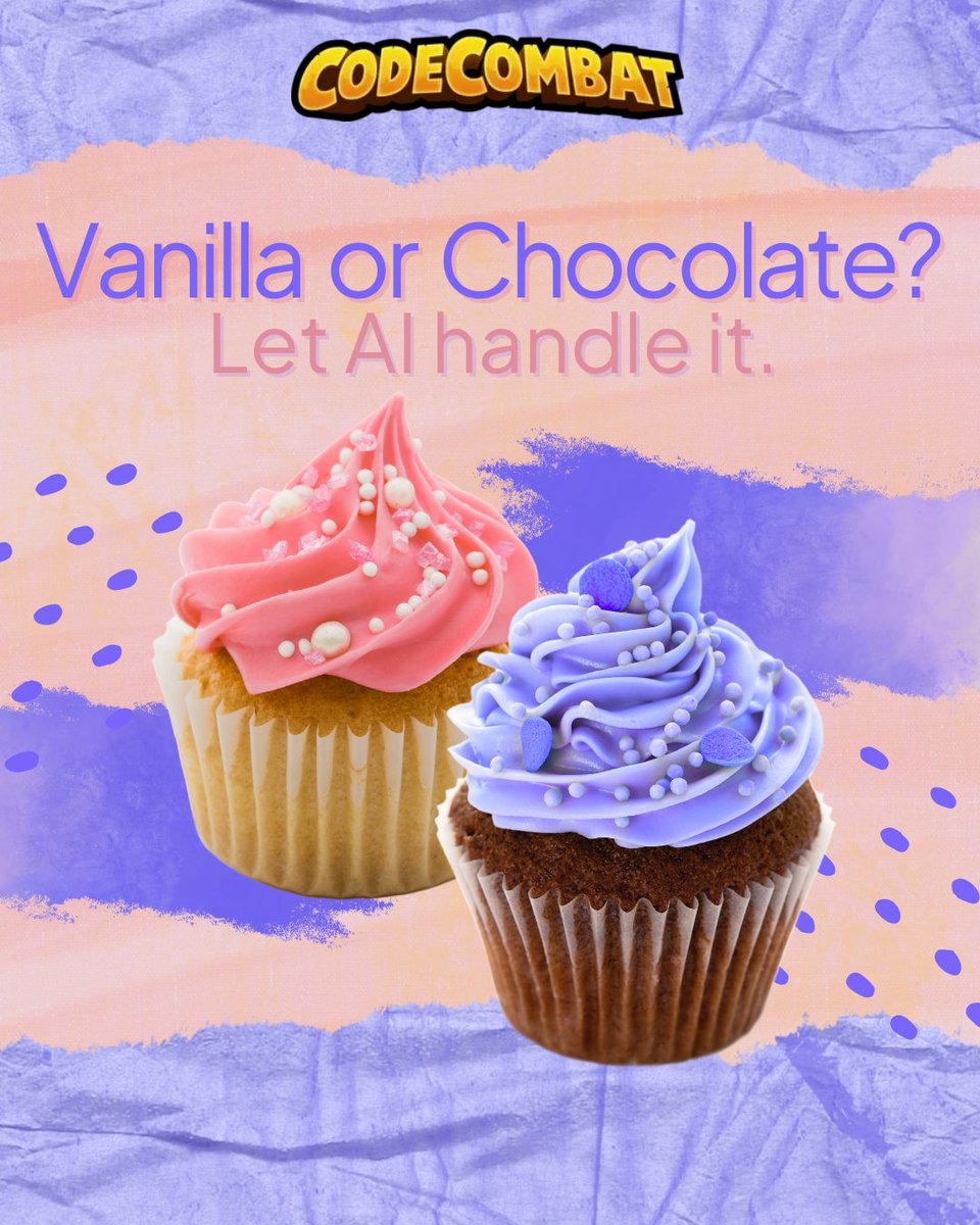 CodeCombat's tweet image. 🧁 Build a cupcake order form with AI HackStack?
Yes please. This lesson teaches prompt writing and basic UI design in a fun, delicious way.
Explore more hands-on learning: codecombat.com/hackstack
#AIHackStack #EdTech #AI #Teachers #Education #AIEducation #StudentProjects