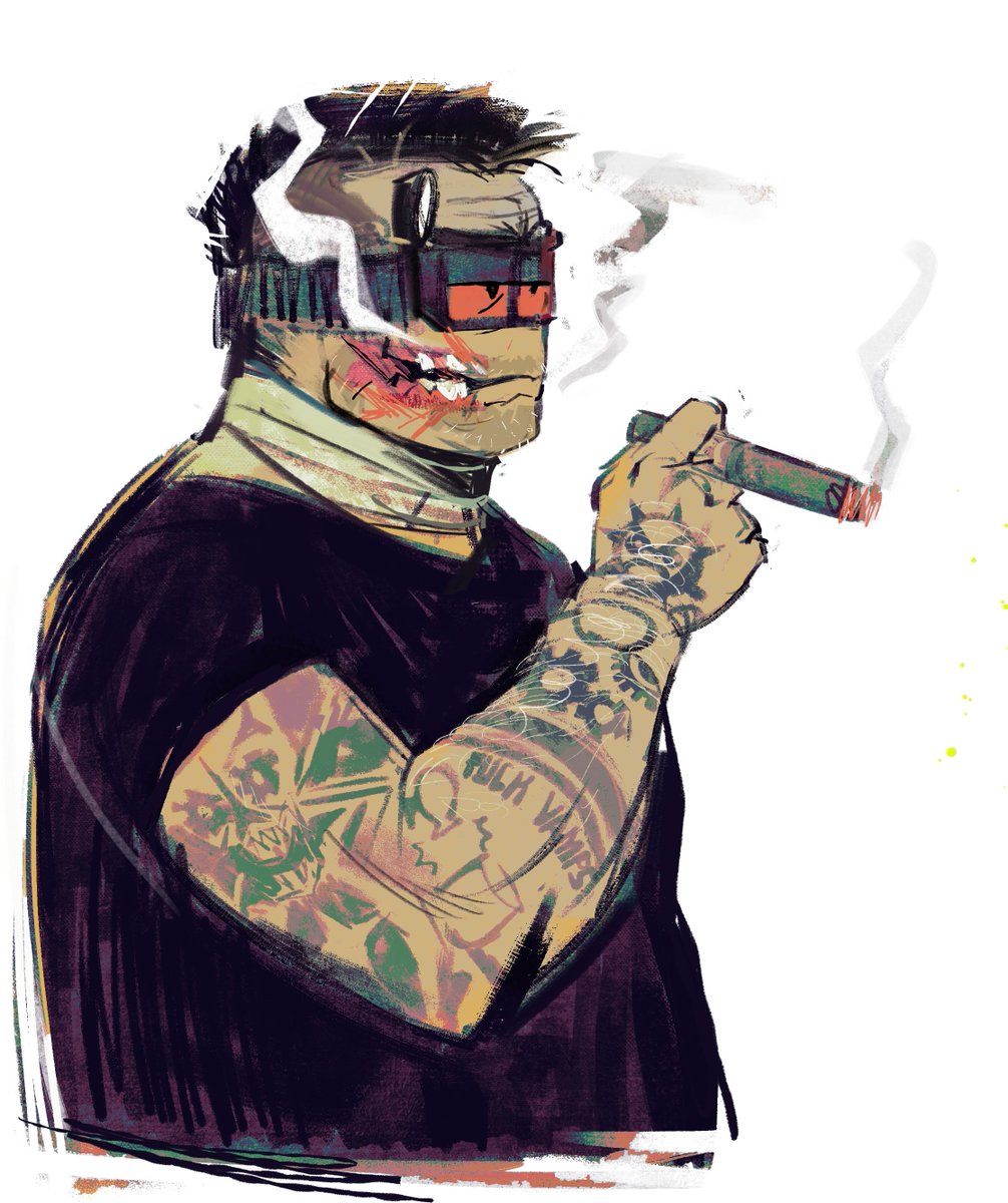 doc with tattoos