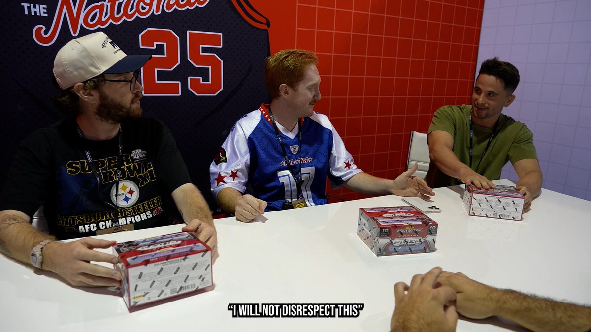 BARSTOOL DOES THE NATIONAL SPORTS CARD CONVENTION IS OUT NOW

-full box break with <a href="/kbnoswag/">KB</a> &amp; <a href="/nickturani/">Nicky</a> 
-Gary vee + tom Brady cameos
-<a href="/BFW/">Brandon Walker</a> bein grumpy
-sweaty dudes 

WATCH HERE
youtu.be/m1QGW-F9REE?si…